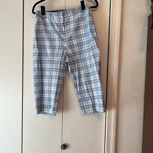 Will Smith Blue and White Bermuda Shorts - 10